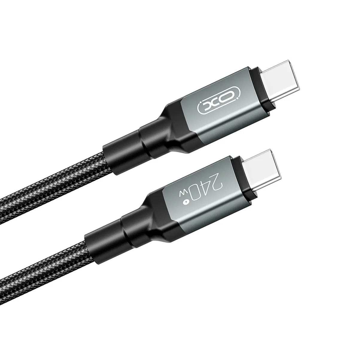 Кабель XO NBQ264A-CC USB Type-C - USB Type-C (M/M), 1 м, Black (NB-Q264A-CC.black) - мініатюра 3