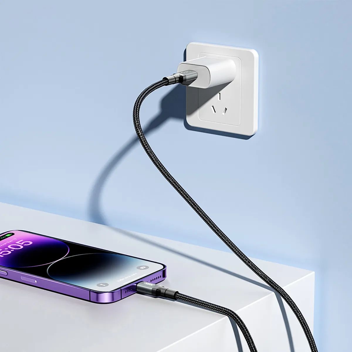 Кабель XO NBQ264A-CC USB Type-C - USB Type-C (M/M), 1 м, Black (NB-Q264A-CC.black) - мініатюра 5