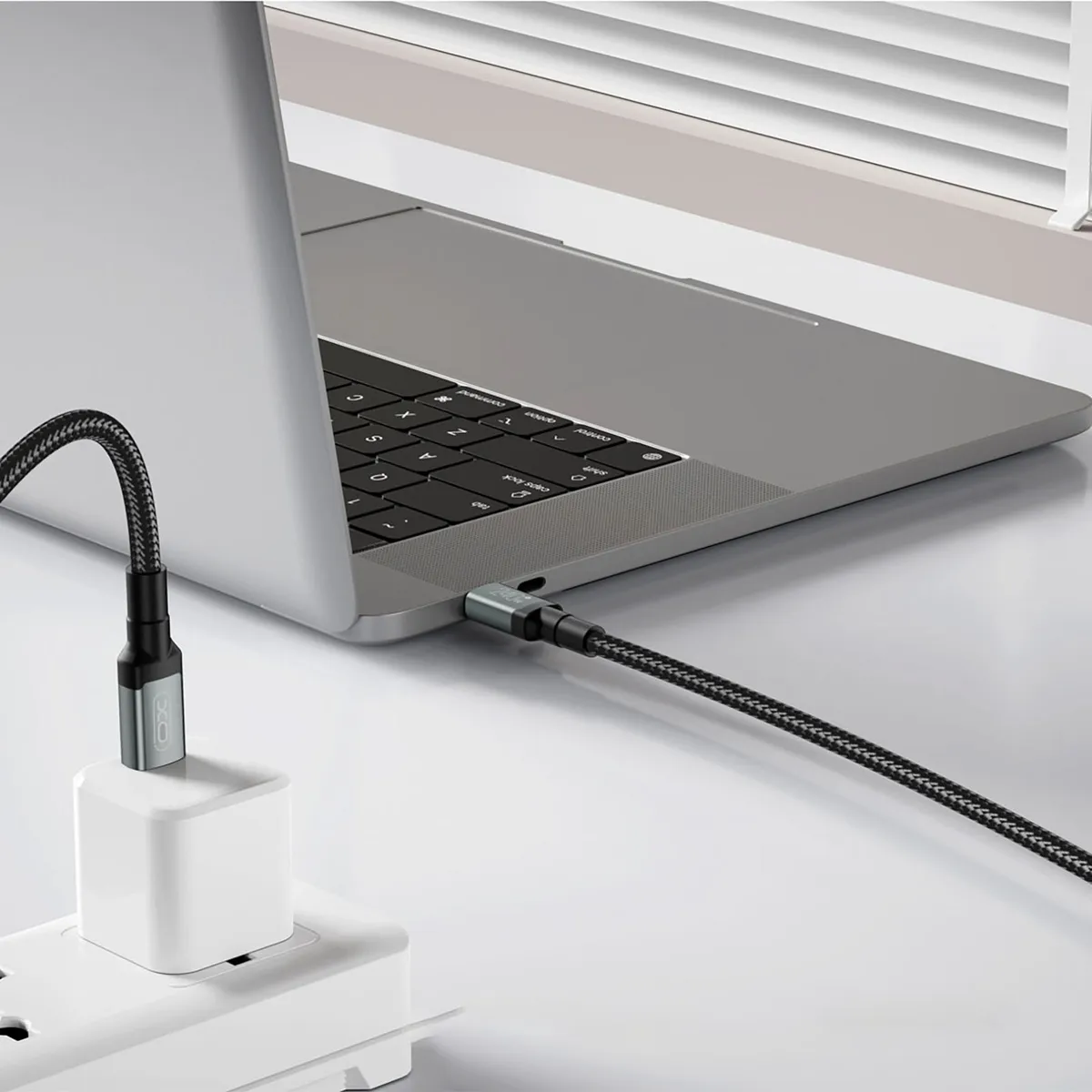 Кабель XO NBQ264A-CC USB Type-C - USB Type-C (M/M), 1 м, Black (NB-Q264A-CC.black) - мініатюра 7