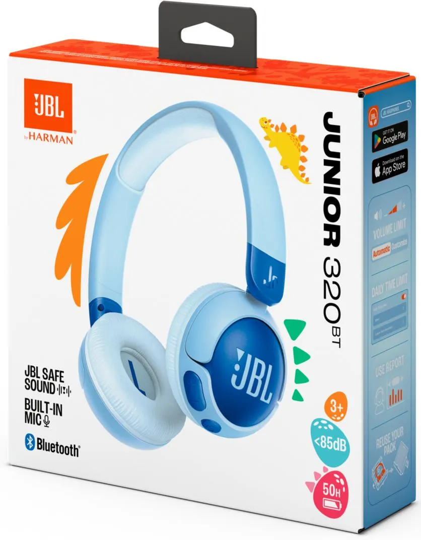 Bluetooth-гарнітура JBL JR320BT Blue (JBLJR320BTBLU) - мініатюра 5