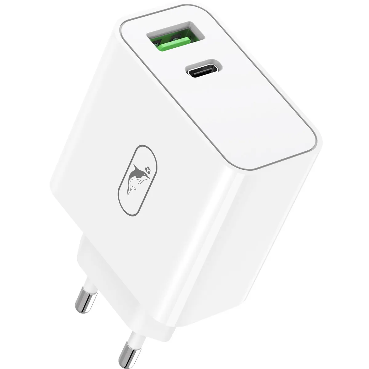 Мережевий зарядний пристрій SkyDolphin SC10 High Power PD 65W+QC3.0 White (SDMZP-000188) - мініатюра 2