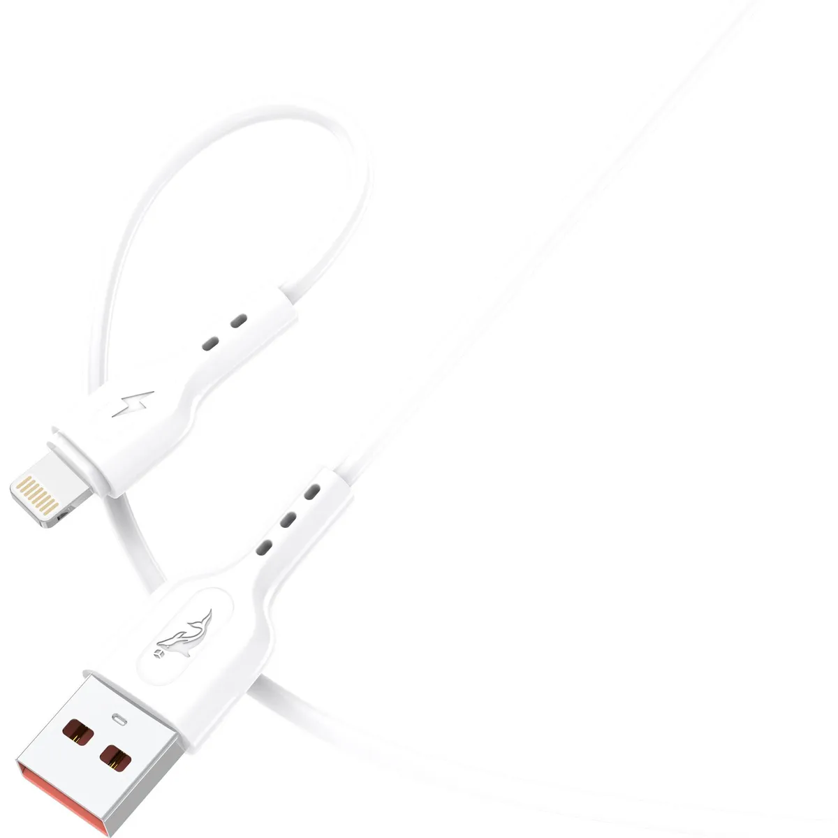 Кабель SkyDolphin S66L USB - Lightning (M/M), 1 м, White (SDUSB-000647) - мініатюра 2