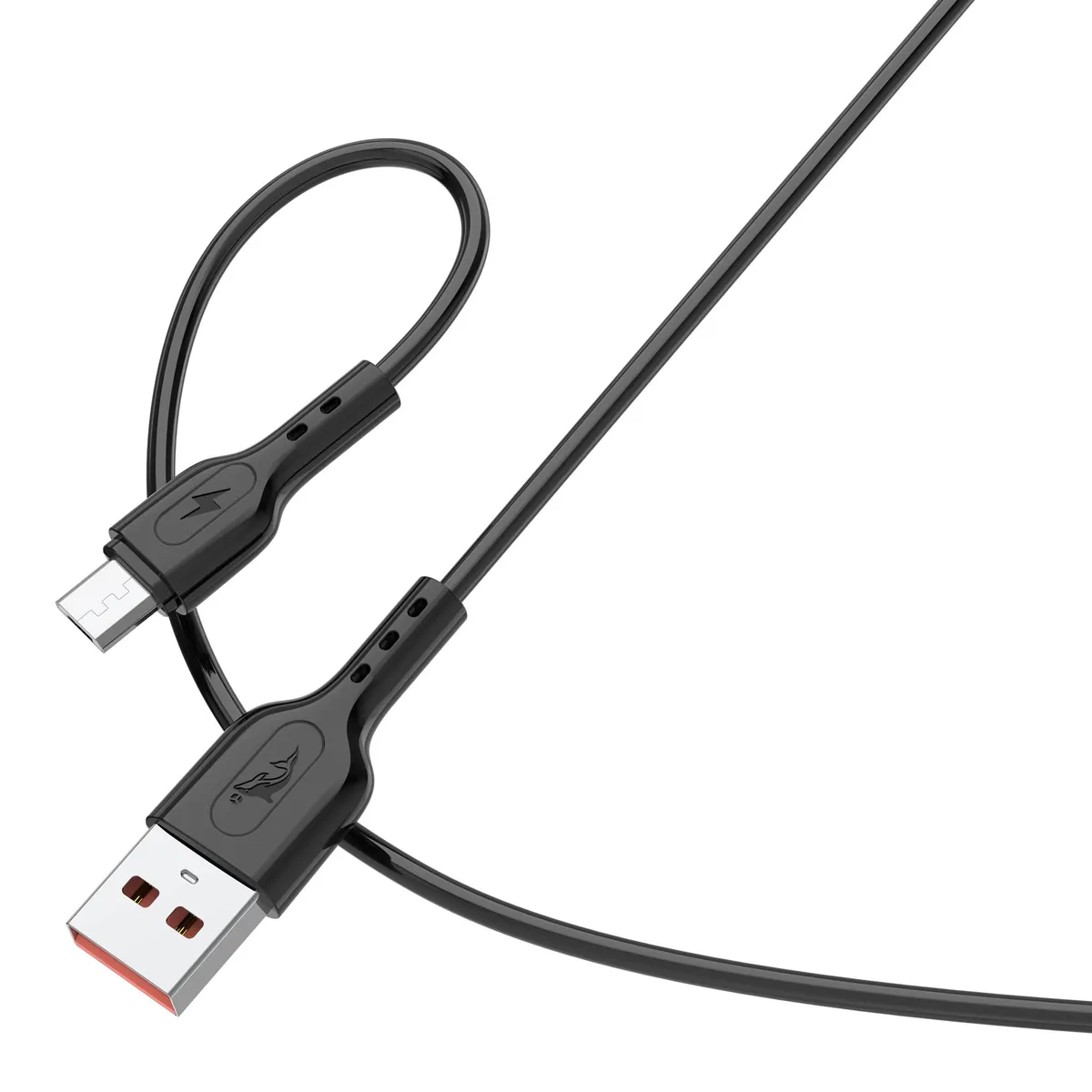 Кабель SkyDolphin S66V USB - micro USB (M/M), 1 м, Black (SDUSB-000652) - мініатюра 2