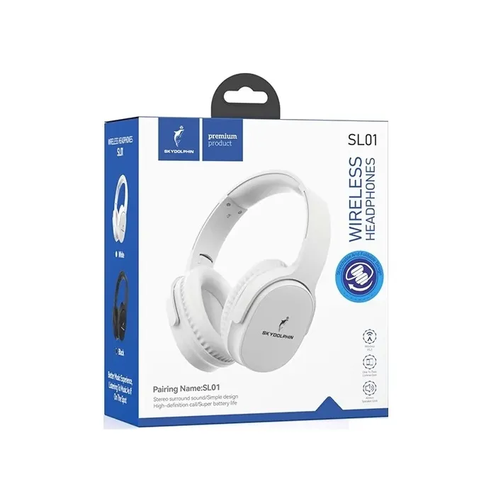 Bluetooth-гарнітура SkyDolphin SL01 White (SDBTE-000185) - мініатюра 2
