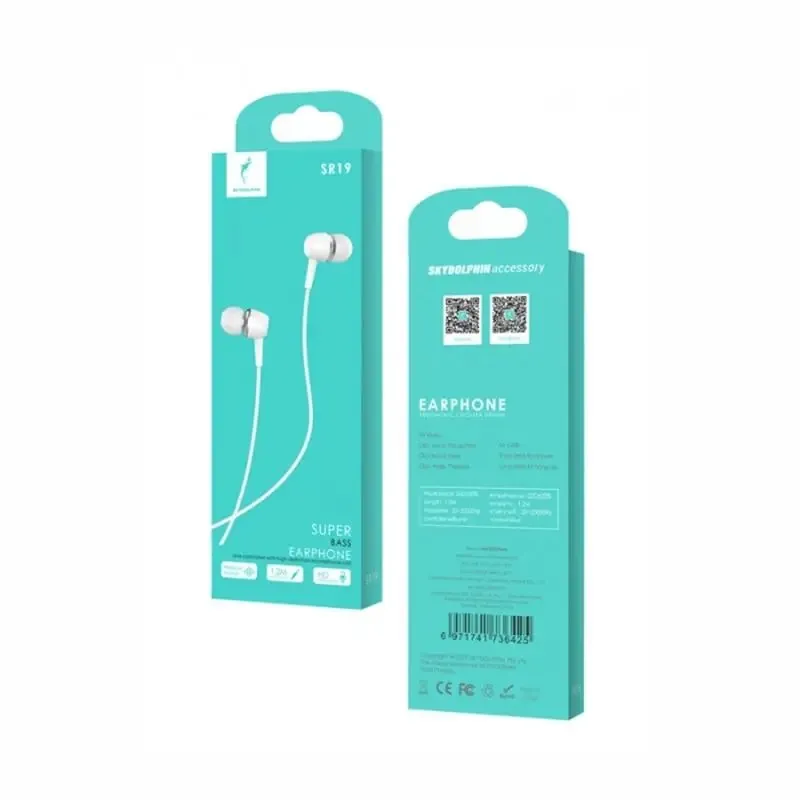 Гарнітура SkyDolphin SR19 White (SDHF-000408) - мініатюра 2
