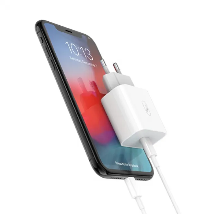 Зарядний пристрій SkyDolphin SC18E PD2.0 (1USB-С, 3A) White (SDMZP-000155) - мініатюра 2