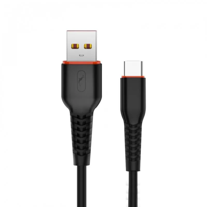 Кабель SkyDolphin S54T Soft USB - USB Type-C (M/M), 1 м, Black (SDUSB-000430) - зображення 1
