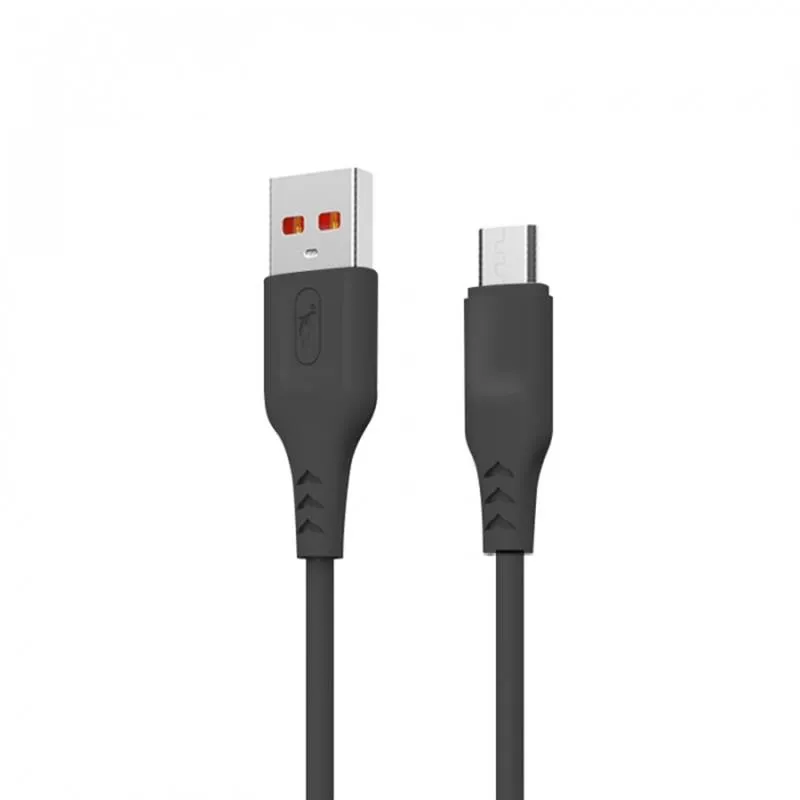 Кабель SkyDolphin S61VB USB - мicro USB (M/M), 2 м, Black (SDUSB-000450) - зображення 1