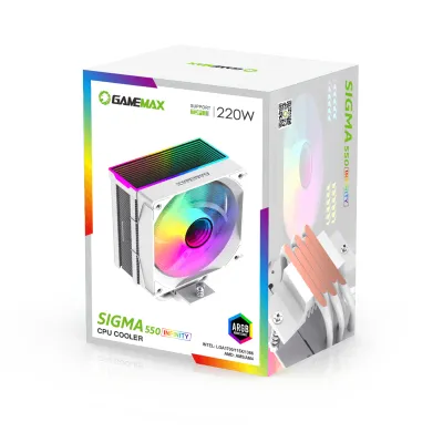 Кулер до процесора Gamemax Sigma 550 Infinity WH - мініатюра 10