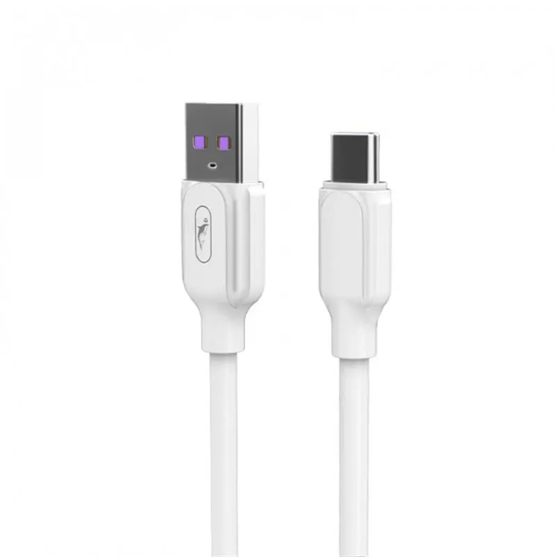 Кабель SkyDolphin S56T Super Fast TPE USB - USB Type-C (M/M), 1 м, White (SDUSB-000572) - зображення 1