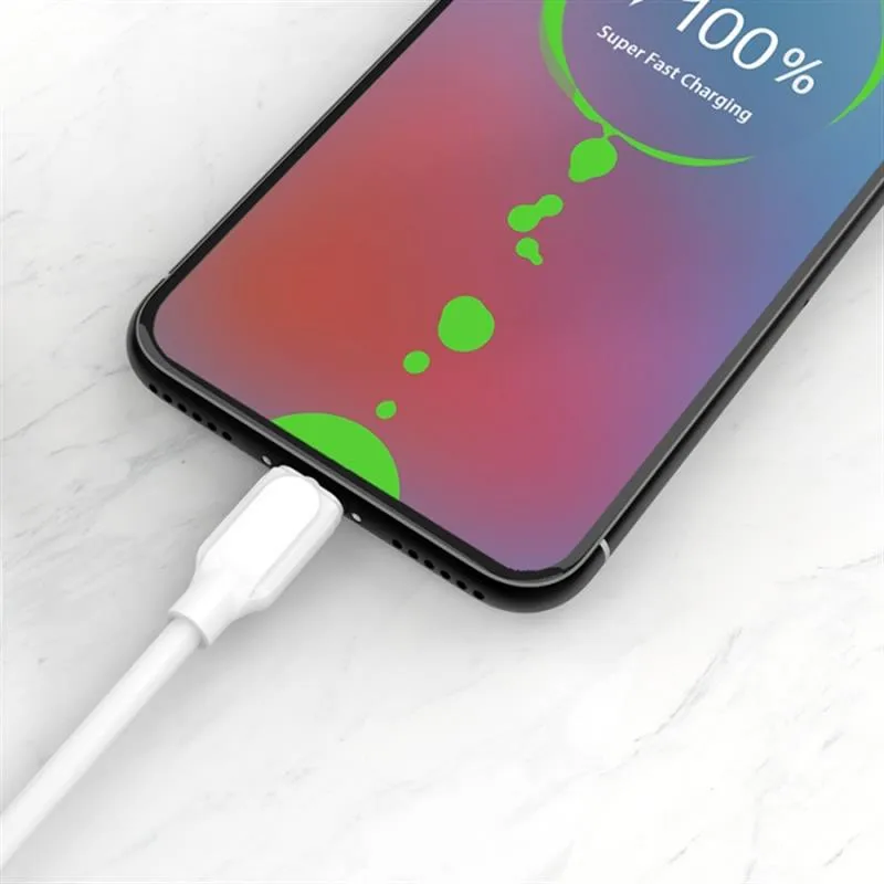 Кабель SkyDolphin S56T Super Fast TPE USB - USB Type-C (M/M), 1 м, White (SDUSB-000572) - мініатюра 2