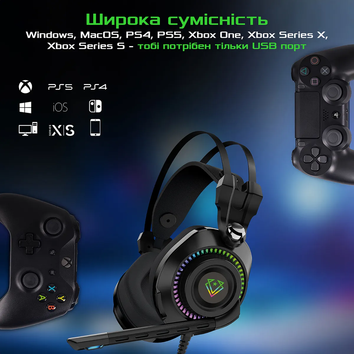 Гарнітура Vertux Bogota Black - мініатюра 6