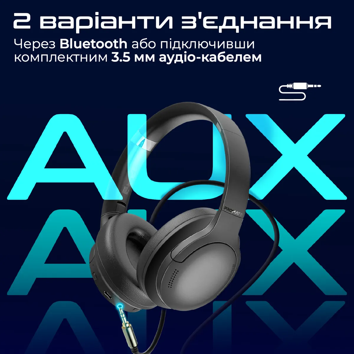 Bluetooth-гарнітура Promate LaBoca-Pro Black - мініатюра 7
