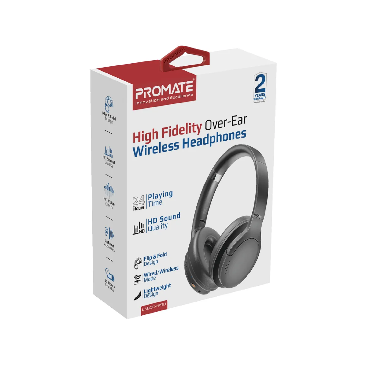 Bluetooth-гарнітура Promate LaBoca-Pro Black - мініатюра 9