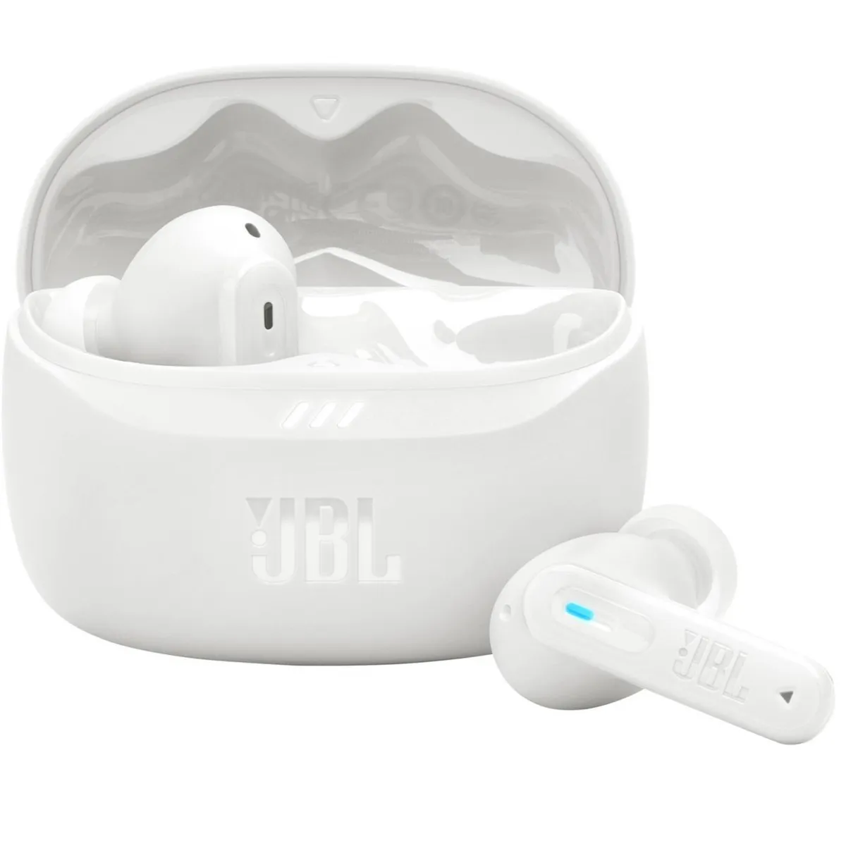 Bluetooth-гарнітура JBL Tune Beam 2 White (JBLTBEAM2WHT) - зображення 1