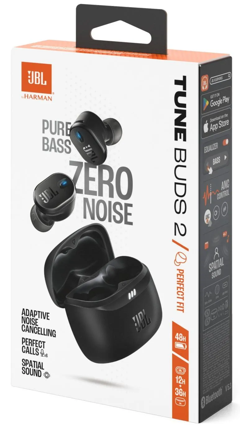 Bluetooth-гарнітура JBL Tune Buds 2 Black (JBLTBUDS2BLK) - мініатюра 11