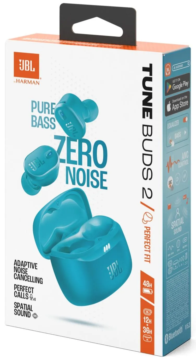 Bluetooth-гарнітура JBL Tune Buds 2 Turquoise (JBLTBUDS2TQE) - мініатюра 11
