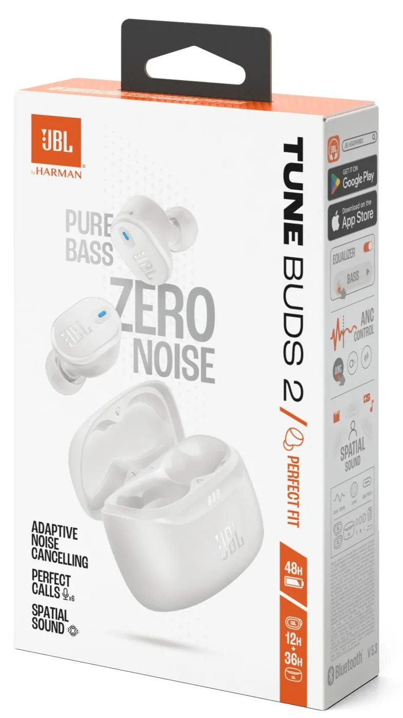 Bluetooth-гарнітура JBL Tune Buds 2 White (JBLTBUDS2WHT) - мініатюра 11