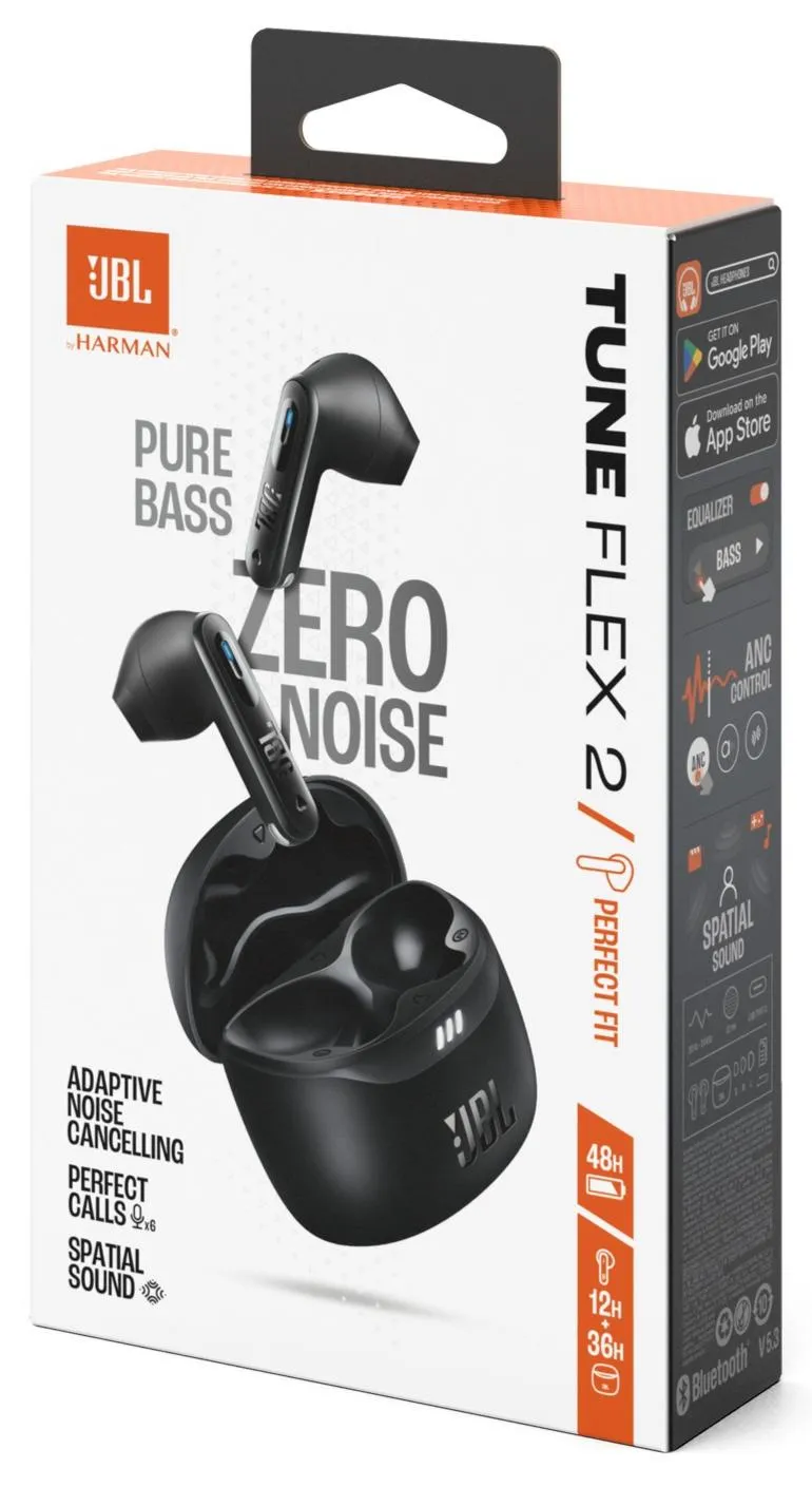 Bluetooth-гарнітура JBL Tune Flex 2 Black (JBLTFLEX2BLK) - мініатюра 11