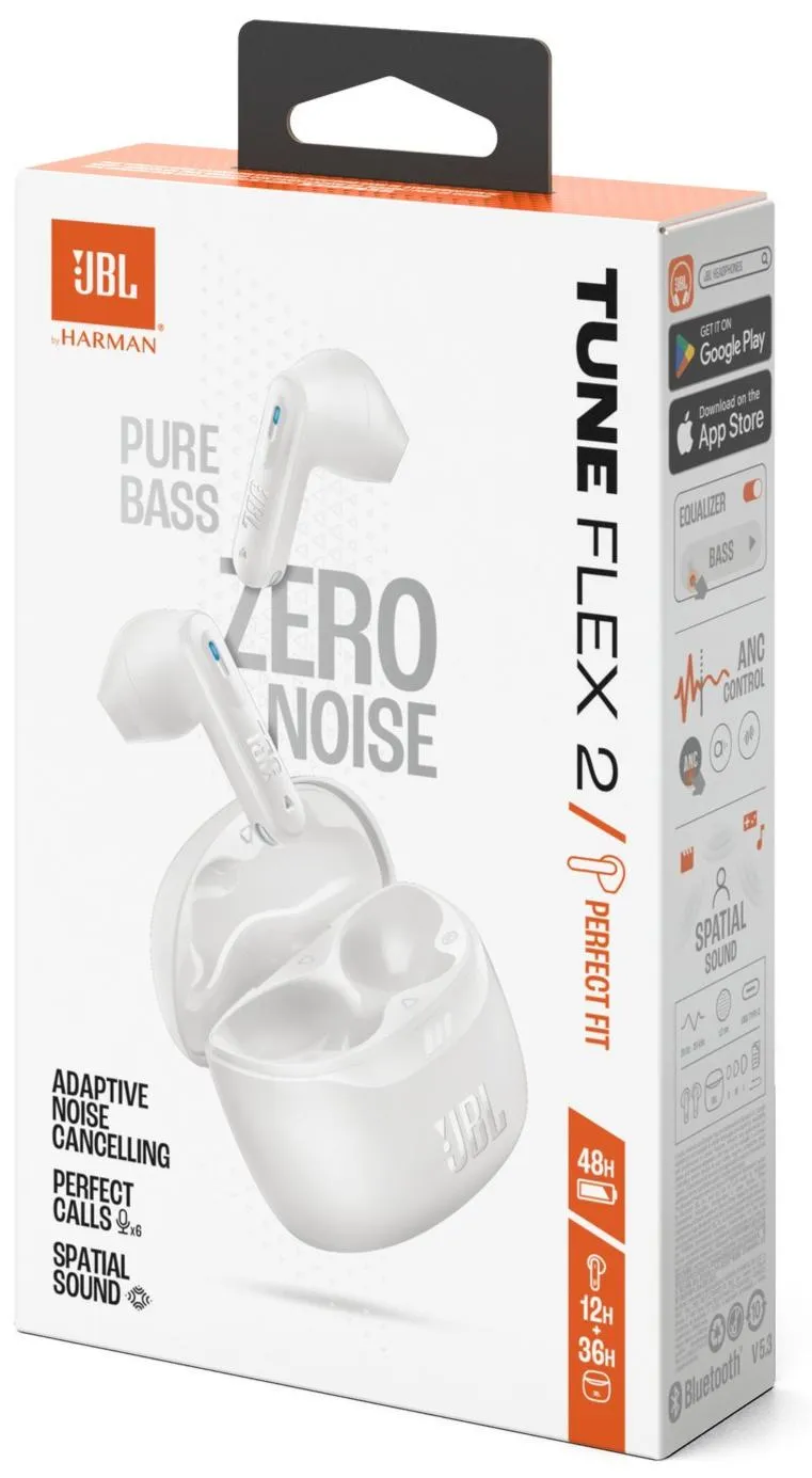 Bluetooth-гарнітура JBL Tune Flex 2 White (JBLTFLEX2WHT) - мініатюра 11
