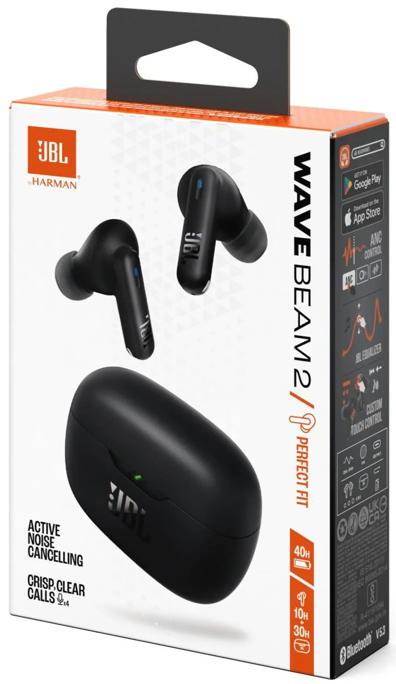 Bluetooth-гарнітура JBL Wave Beam 2 Black (JBLWBEAM2BLK) - мініатюра 11