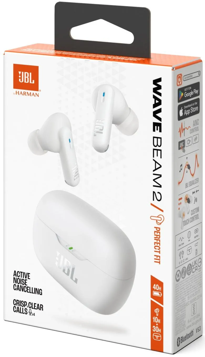 Bluetooth-гарнітура JBL Wave Beam 2 White (JBLWBEAM2WHT) - мініатюра 11