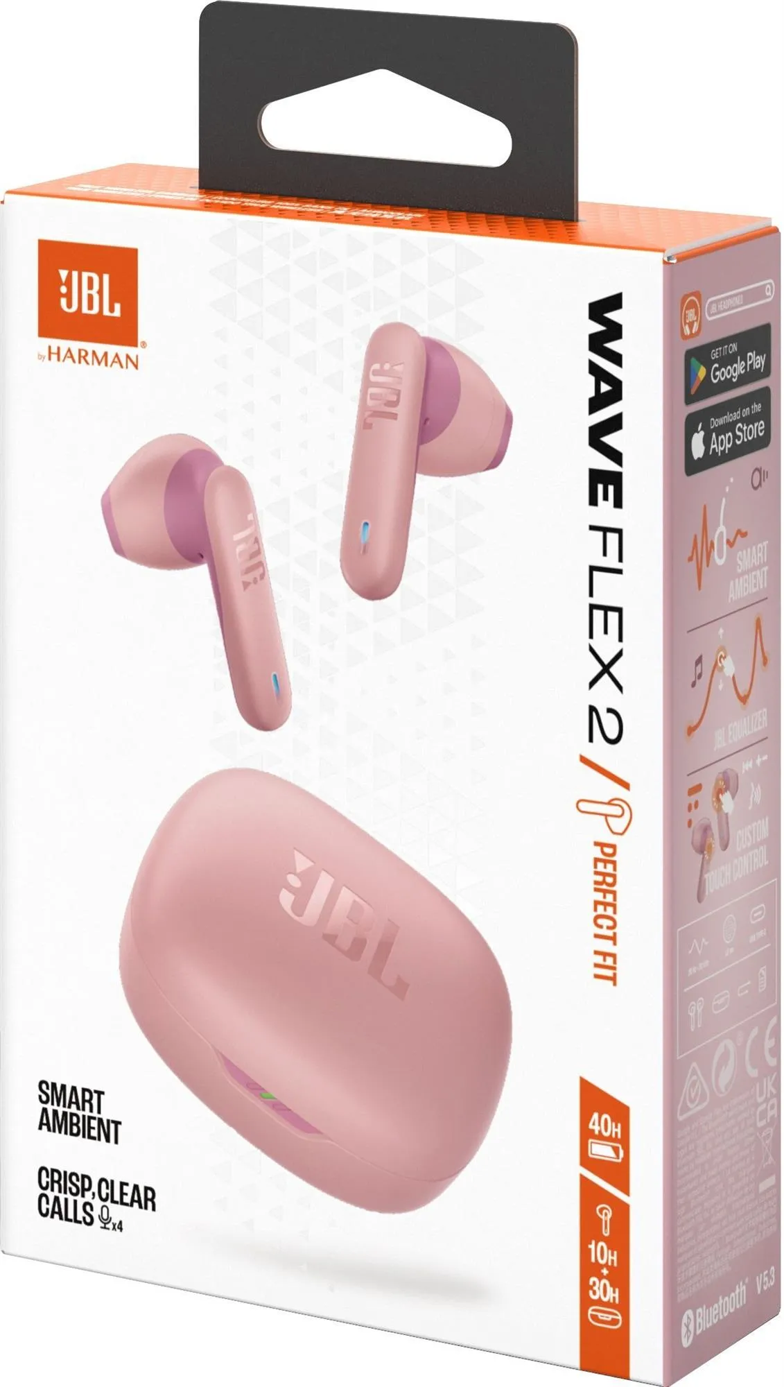 Bluetooth-гарнітура JBL Wave Flex 2 Pink (JBLWFLEX2PIK) - мініатюра 6