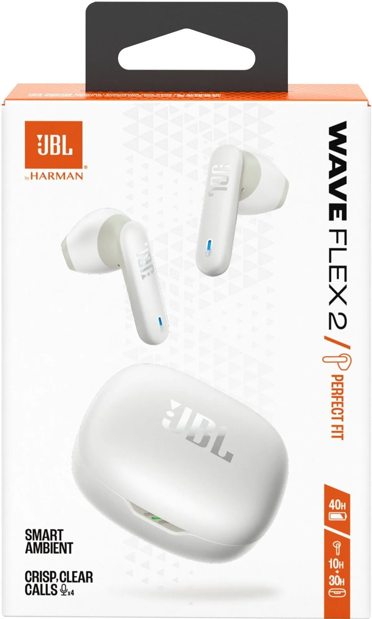Bluetooth-гарнітура JBL Wave Flex 2 White (JBLWFLEX2WHT) - мініатюра 6