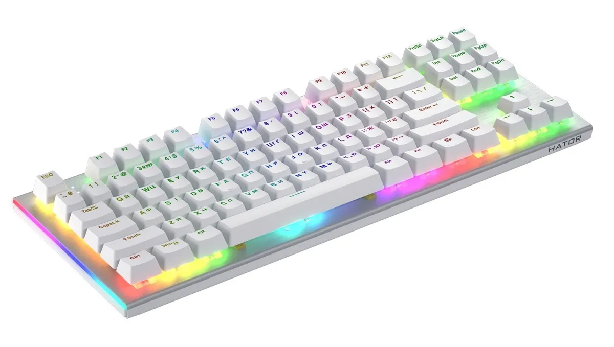 Клавіатура Hator Gravity X TKL Orange White (HTK551UA) - мініатюра 2