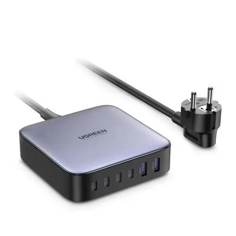 Зарядний пристрій Ugreen CD271 200W (4хUSB-C+2xUSB-A) Black (40914) - мініатюра 2