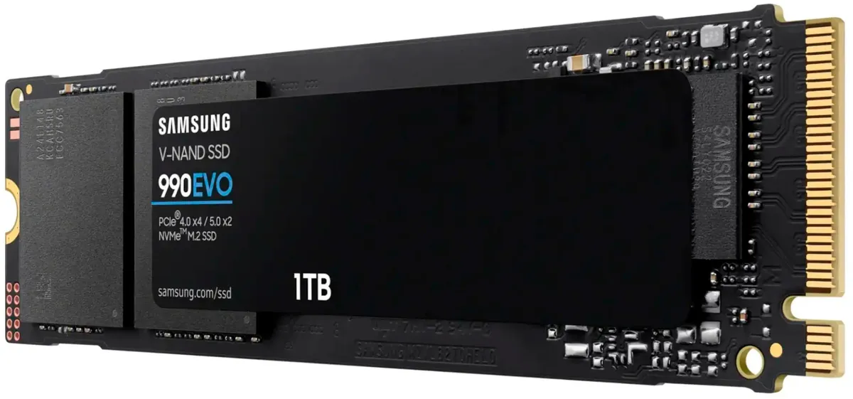 Накопичувач SSD  1ТB Samsung 990 EVO Plus M.2 2280 PCIe 5.0 x2 NVMe V-NAND TLC (MZ-V9S1T0BW) - мініатюра 3