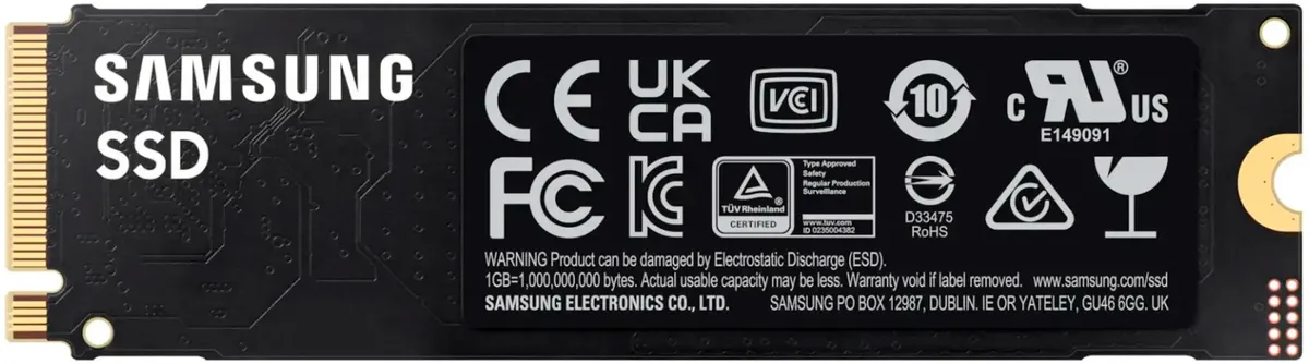 Накопичувач SSD  1ТB Samsung 990 EVO Plus M.2 2280 PCIe 5.0 x2 NVMe V-NAND TLC (MZ-V9S1T0BW) - мініатюра 4