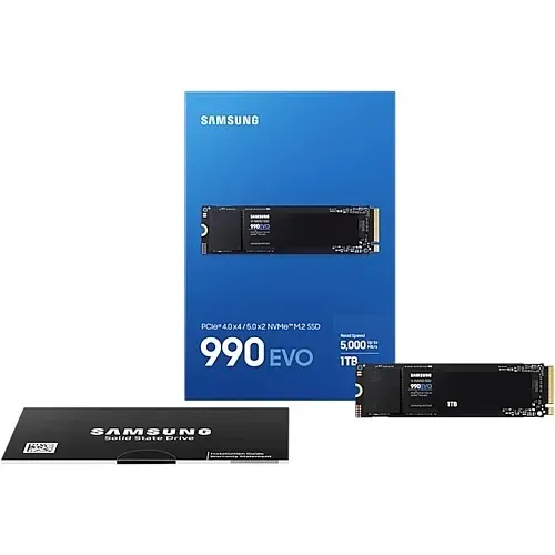 Накопичувач SSD  1ТB Samsung 990 EVO Plus M.2 2280 PCIe 5.0 x2 NVMe V-NAND TLC (MZ-V9S1T0BW) - мініатюра 5