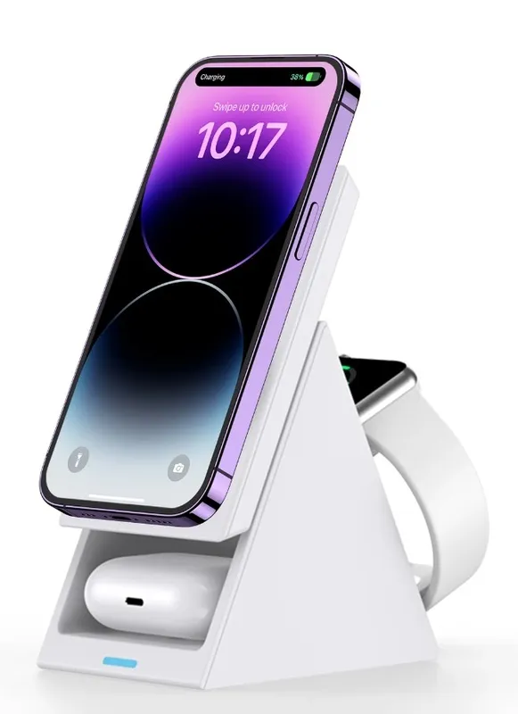 Бездротовий зарядний пристрій Choetech T600-F 15W - мініатюра 2