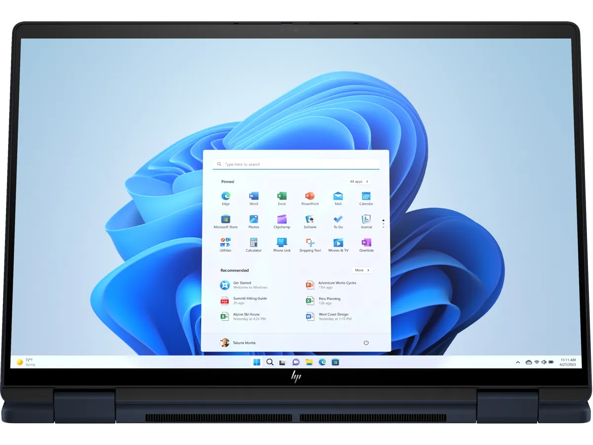 Ноутбук HP Envy x360 14-fc0018ua (AQ8R2EA) Blue - мініатюра 4