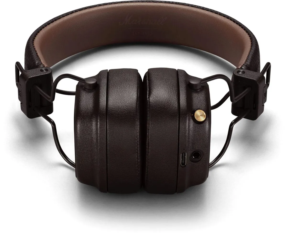 Bluetooth-гарнітура Marshall Major IV Brown (1006127) - мініатюра 4