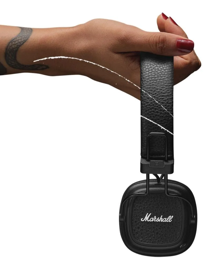 Bluetooth-гарнітура Marshall Major V Black (1006832) - мініатюра 9