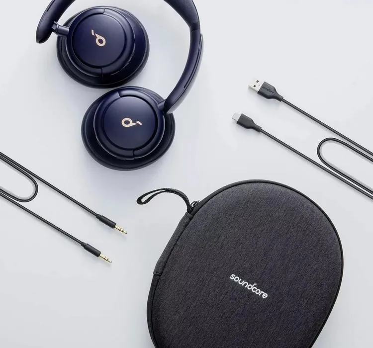 Bluetooth-гарнітура Anker SoundCore Life Q30 v2 Midnight Blue (A3028333) - мініатюра 5