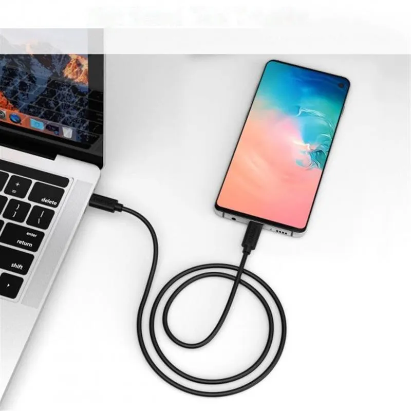 Кабель Choetech USB Type-C - USB Type-C (M/M), 1 м, Black (CC0002) - зображення 1