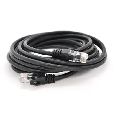 Патч-корд литий RITAR, UTP, RJ45, Cat.6, 15m, чорний, Cu (мідь) - мініатюра 2
