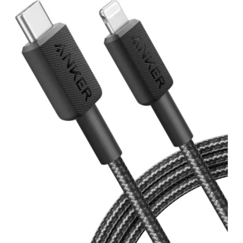 Кабель Anker 322 USB-C to Lightning 1.8 м, Black (7030799) - мініатюра 2