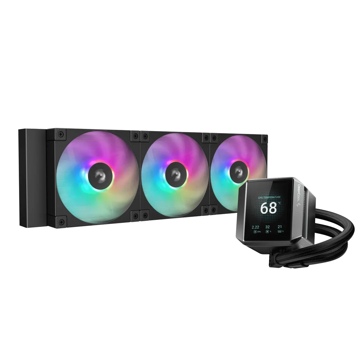 Система водяного охолодження DeepCool Mystique 240 ARGB Black (R-LX550-BKADSNC-G-1) - мініатюра 2