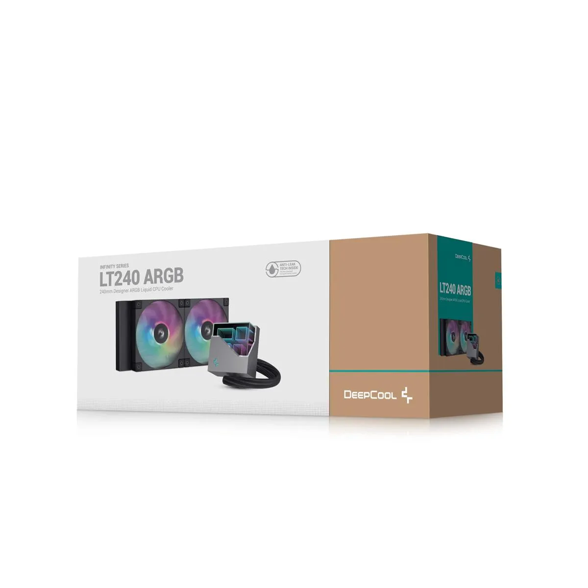 Система водяного охолодження DeepCool LT240 ARGB Black (R-LT240-BKAMNC-G-1) - мініатюра 6