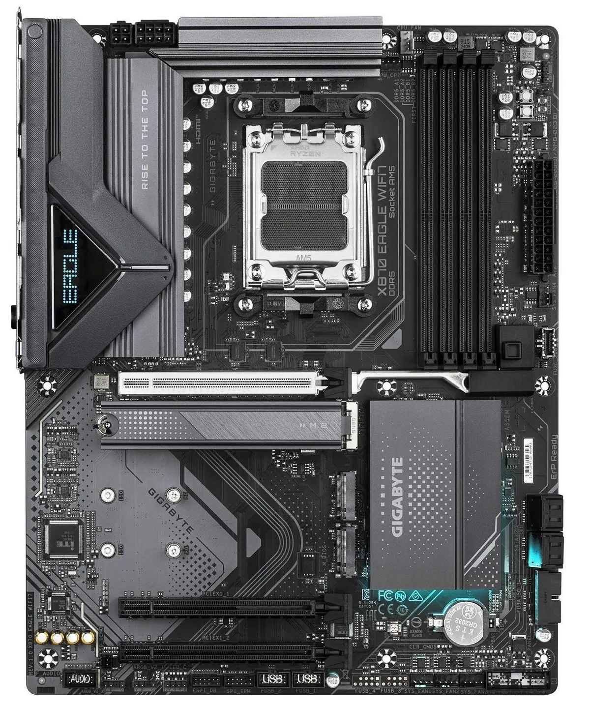Материнська плата Gigabyte X870 Eagle WiFi7 Socket AM5 - мініатюра 2