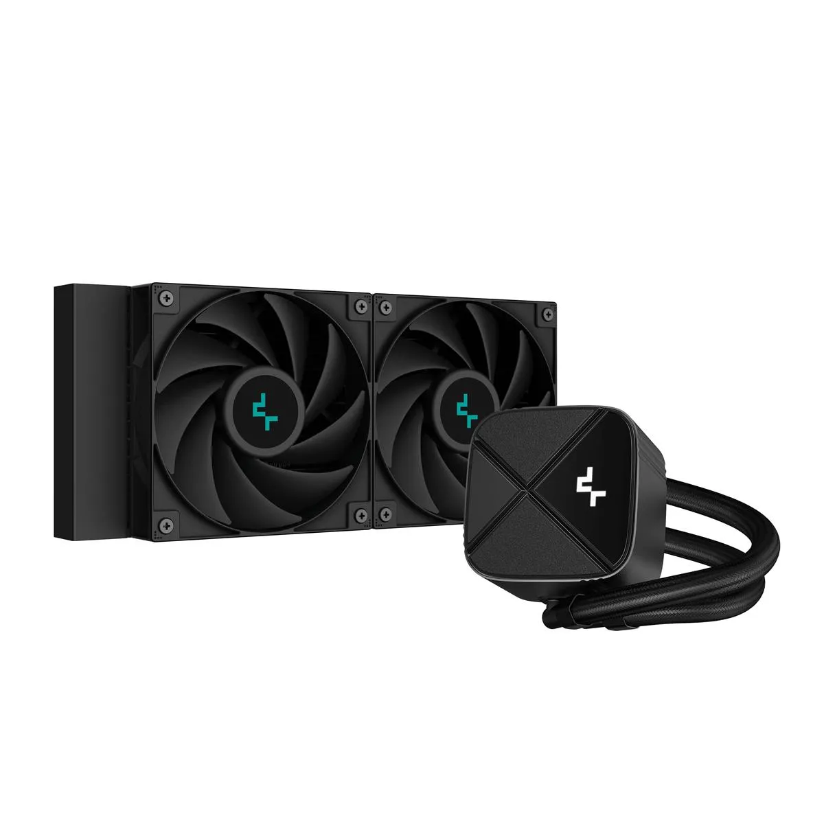 Система водяного охолодження DeepCool LS520S Zero Dark (R-LS520-BKNNMM-G-1) - зображення 1