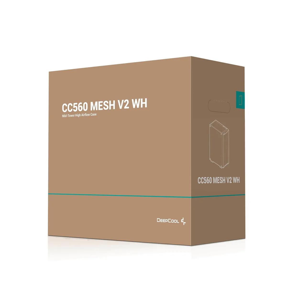 Корпус DeepCool CC560 Mesh V2 White (R-CC560-WHAMA4-G-2) без БЖ - мініатюра 12
