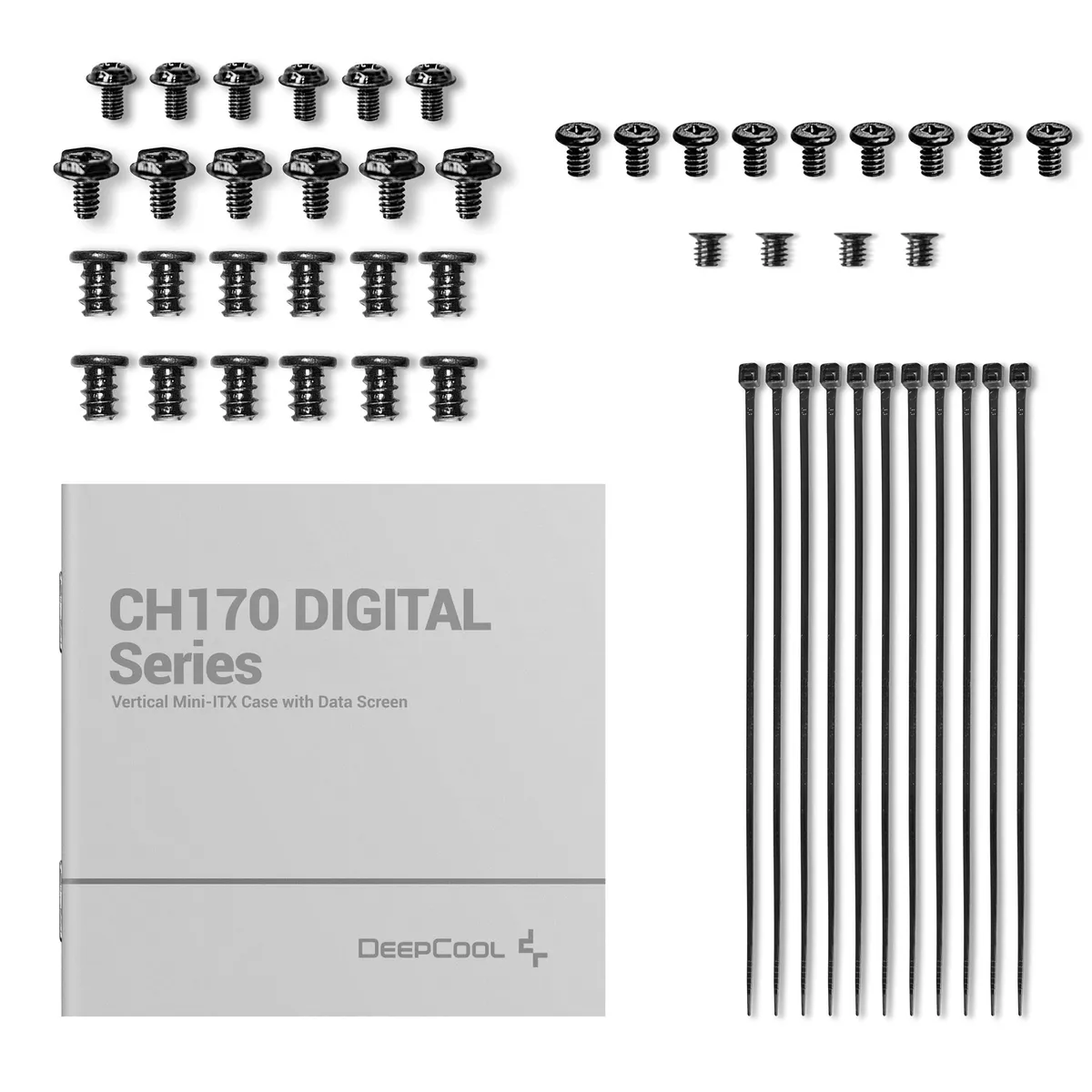 Корпус DeepCool CH170 Digital Black (R-CH170-BKNPI0D-G-1) без БЖ - мініатюра 11