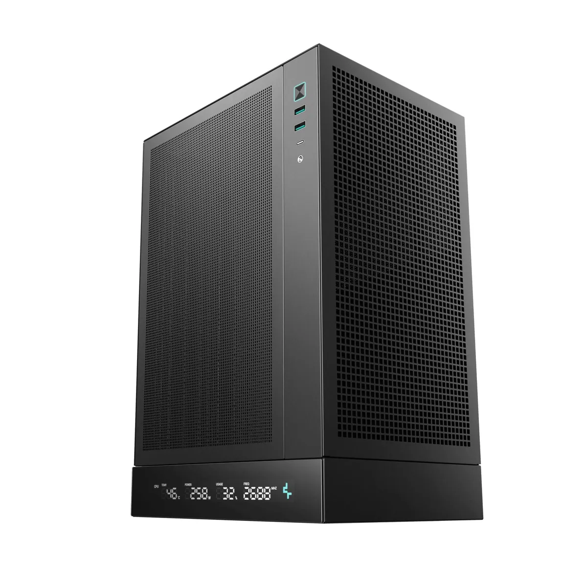Корпус DeepCool CH170 Digital Black (R-CH170-BKNPI0D-G-1) без БЖ - мініатюра 12