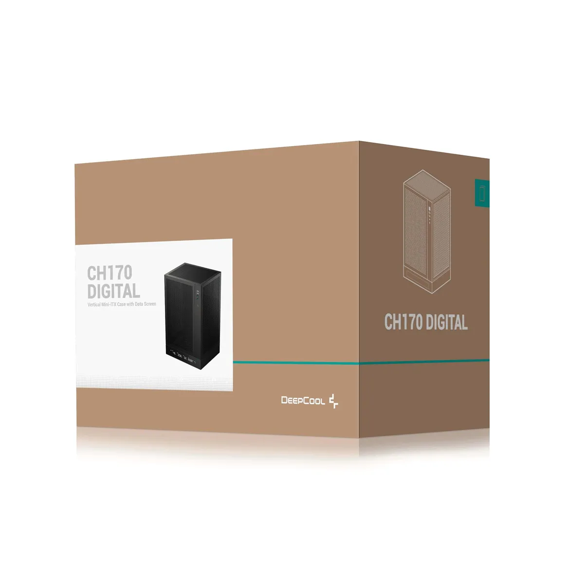 Корпус DeepCool CH170 Digital Black (R-CH170-BKNPI0D-G-1) без БЖ - мініатюра 13