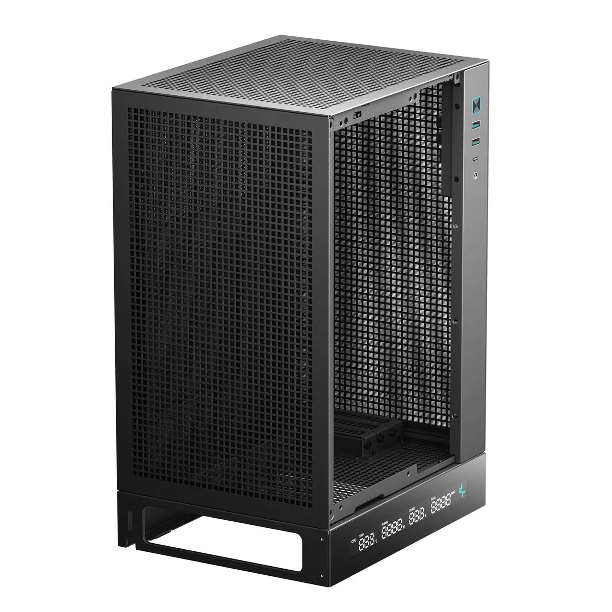 Корпус DeepCool CH170 Digital Black (R-CH170-BKNPI0D-G-1) без БЖ - мініатюра 7